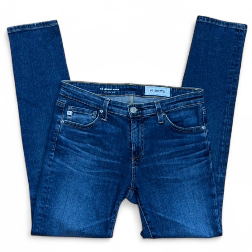 **SOLD**AG Adriano Goldschmied Dark Blue Skinny Jeans - Picture 4 of 7